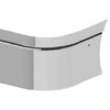 16 Inch Chrome Wrap Around Bumper W/ Radar, Factory Fog Light Holes For Kenworth T680