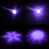 Legendary 1-1/2 Glass Watermelon Clear-Purple 3 Wire Dual Function Chrome Bezel, Stud Mount LED Light - Each