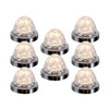Small Watermelon Style Dual Function Light With Warm White LED & Clear Glass Lens By Legendary
