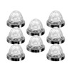 Small Watermelon Style Dual Function Light With Cool White LED & Clear Glass Lens By Legendary