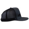 BigStrappin' Flatbill Trucker - Charcoal/Black
