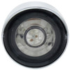 Dual Function Mini Clearance Marker Light W/ Visor - Blue LED & Clear Lens