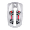 Red Lighted Chrome Door Handle Cover for Freightliner Cascadia (2018-2023), Passenger Side