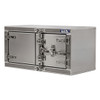 Aluminum Underbody Toolbox 18” x 24” x 36” with Dual Barn Doors and Cam Lock
