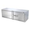 Aluminum Underbody Toolbox 24” x 24” x 72” with Dual Barn Doors and Cam Lock