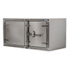 Aluminum Underbody Toolbox 24” x 24” x 48” with Dual Barn Doors and Cam Lock