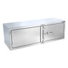 Aluminum Underbody Toolbox 18” x 24” x 72” with Dual Barn Doors and Cam Lock