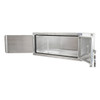 Aluminum Underbody Toolbox 24” x 24” x 60” with Dual Barn Doors and Cam Lock - Diamond Plated Finish