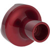 Candy Red Thread On Air Valve Knob W/ Ace Of Spades Design And Glossy Black Inlay