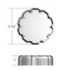 Chrome Plastic Fuel Cap Cover