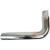 BESTfit 6 Inch Chrome Long Leg Elbow Reduces To 5 Inch O.D. W/ Tapered Top For Peterbilt 378, 379, 389 Glider
