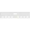 18-Inch Chrome American Eagle Bumper with 8 Oval 2” Light Holes, 1 Tow Hole, and Boxed Corner 90-Degree for Freightliner Classic