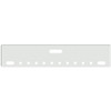 Chrome 22" American Eagle Bumper With 2 Oval 2” Light Holes, 10 Round 2” Light Holes, Center Tow Hole, and Mounting Holes for Freightliner FLC120 SFA models