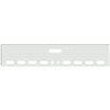 Chrome 22" American Eagle Bumper With 8 Oval 2” Light Holes, 2 Round 2” Light Holes, 1 Additional 2” Light Hole on Each End, Center Tow Hole, and Mounting Holes for Freightliner FLC120 SFA models