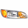 BESTfit Chrome Factory Style Headlight, Passenger Side For Peterbilt 382, 384, 386, 387
