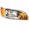 BESTfit Chrome Factory Style Headlight, Passenger Side For Peterbilt 382, 384, 386, 387