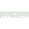 22-Inch Chrome Boxed End Bumper for Freightliner FL132 Classic XL (2008-2010), With Tow, 6 Oval Light & 6 Round 2” Light Holes