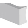 18-Inch Chrome Boxed End American Eagle Bumper for International 9900I & 9900IX, 8 Round 3/4” Light and Mounting Holes