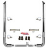 BESTfit 6-5 X 108 Inch Chrome Exhaust Kit W/  Miter Cut Top Stack  Long 90S & Chrome Tapered Y-Pipe 5 Inch Taper Lock Chrome Tee Peterbilt 378, 379, 389 Glider (1987-2003) 52 Inch Standard Spool Only Non-Unibilt