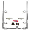BESTfit 6-5 X 114 Inch Chrome Exhaust Kit W/  Flat Top Top Stack  Long 90S & Chrome Tapered Y-Pipe 5 Inch Taper Lock Chrome Tee Peterbilt 378, 379, 389 Glider (1987-2003) 52 Inch Standard Spool Only Non-Unibilt