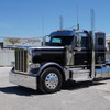 BESTfit 7-5 X 102 Inch Chrome Miter Stack Exhaust Kit For Peterbilt 589 W/ Cab Mount Exhaust
