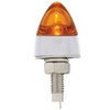 Amber LED Bullet Light License Plate Fasteners 2 Pack