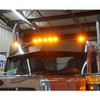 11 To 13 Inch Aluminum Bow Tie Visor By Chrome Shop Mafia For Peterbilt 589 Flat Top