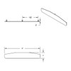 4 X 24 Inch Stainless Steel Bottom Mud Flap Weight