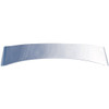 Kenworth T680, T880, W990 17.5 Inch 304 Stainless Steel Curve Drop Visor By CSM