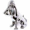 Chrome Basset Hound Hood Ornament