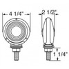 Double Face Turn Signal Light W/ 1157 Bulb - Amber Front / Red Back