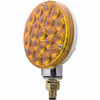 4 Inch 21 Diode Amber LED Turn Signal Light W/ Amber Bubble Lens
