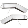 Exhaust Elbow Hanger Brackets By Chrome Shop Mafia For Peterbilt 589 With Long Drop Elbows