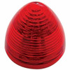9 LED 2 Inch Round Beehive Clearance Marker Light - Red LED/ Red Lens
