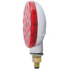 4 Inch 21 Diode Red LED Turn Signal Light W/ Red Bubble Lens