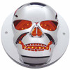 Chrome Skull Bezel For 4 Inch Light