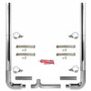BESTfit 8-5 X 102 Inch Chrome Exhaust Kit W/ Flat Top Stacks, Long 90S, Standard Spools & Chrome Tapered Y-Pipe For Peterbilt 359 1967 - 1987