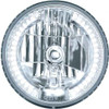 7 Inch Round Headlight W/ H4 Halogen Bulb & 34 Diode White LED Position Light