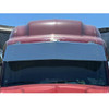 14-Inch Stainless Steel Blind Mount Multi-Fit Drop Visor for Peterbilt 388 and 389 Flat Top Models