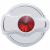 Peterbilt Chrome AC Control Knob With Red Jewel Peterbilt Chrome AC Control Knob With Red Jewel