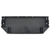 60-Inch Black Tool Box Top Tray with Stainless Steel Panel Plates & 6-Inch Light Hole