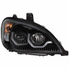 Freightliner Blackout Projection Headlight W/ Unique LED Position Light Bar For Columbia