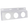 Stainless Steel Top Mud Flap Bracket With Three 4 Inch Light Cutouts