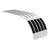 80 x 41 Inch Stainless Steel SR Series Half Ribbed Fenders – 18 Gauge