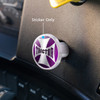 Purple Tractor Maltese Cross Sticker for Air Valve Knob