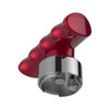 Thread-On T-Shape Gearshift Knob with Chrome 9/10 Speed Adapter – Candy Red Thread-On T-Shape Gearshift Knob with Chrome 9/10 Speed Adapter – Candy Red