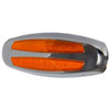 2 X 6 Inch Clearance Marker Amber LED Lens By Maxxima