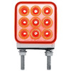 3 Inch Mini Double-Faced Square Stop/Turn Marker – Amber/Red LED Light