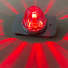 White/Red 15-Diode 1157 LED Dual Color Bulb with Super Bright Star Pattern for Glass Lens