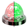 Small Watermelon Style Dual Function & Tone Light With Red to Green LED & Clear Glass Lens By Legendary Small Watermelon Style Dual Function & Tone Light With Red to Green LED & Clear Glass Lens By Legendary